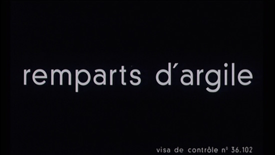 JeanLouis Bertucelli's Ramparts of Clay Remparts d'argile DVD